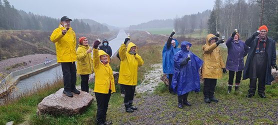 Rainy day nature hike